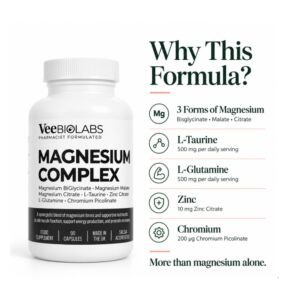 VeeBioLabs Magnesium Complex, 90 vegan capsules - product image 1